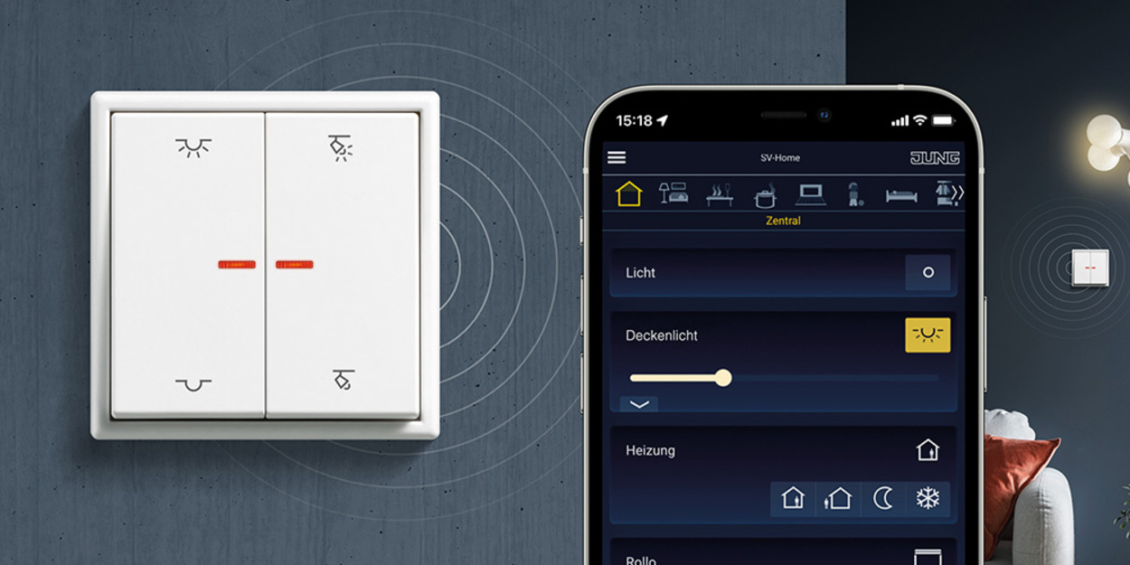 KNX RF Taster bei Elektro Finkbeiner in Weinstadt